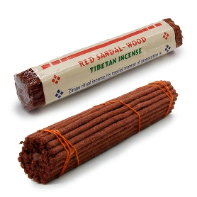 Red Sandalwood Tibetian Incense  14,5cm 38gm